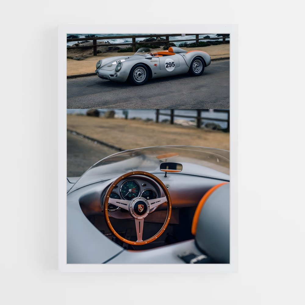 Poster 550 Spyder Éblouissant – affiche Porsche (vue 3)